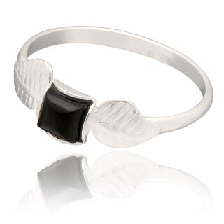 Kinderring Ring Onyx Silber 925 verschiedene Größen