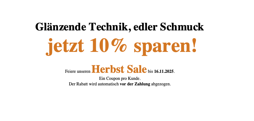 Herbst Sale
