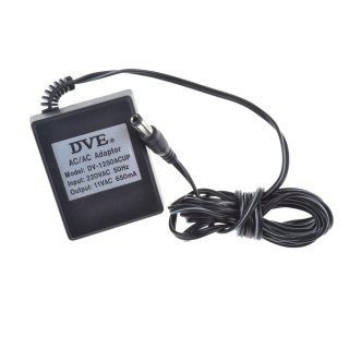Original Netzteil AC/AC Adaptor DVE DV-1250ACUP Output: 11V AC 650mA