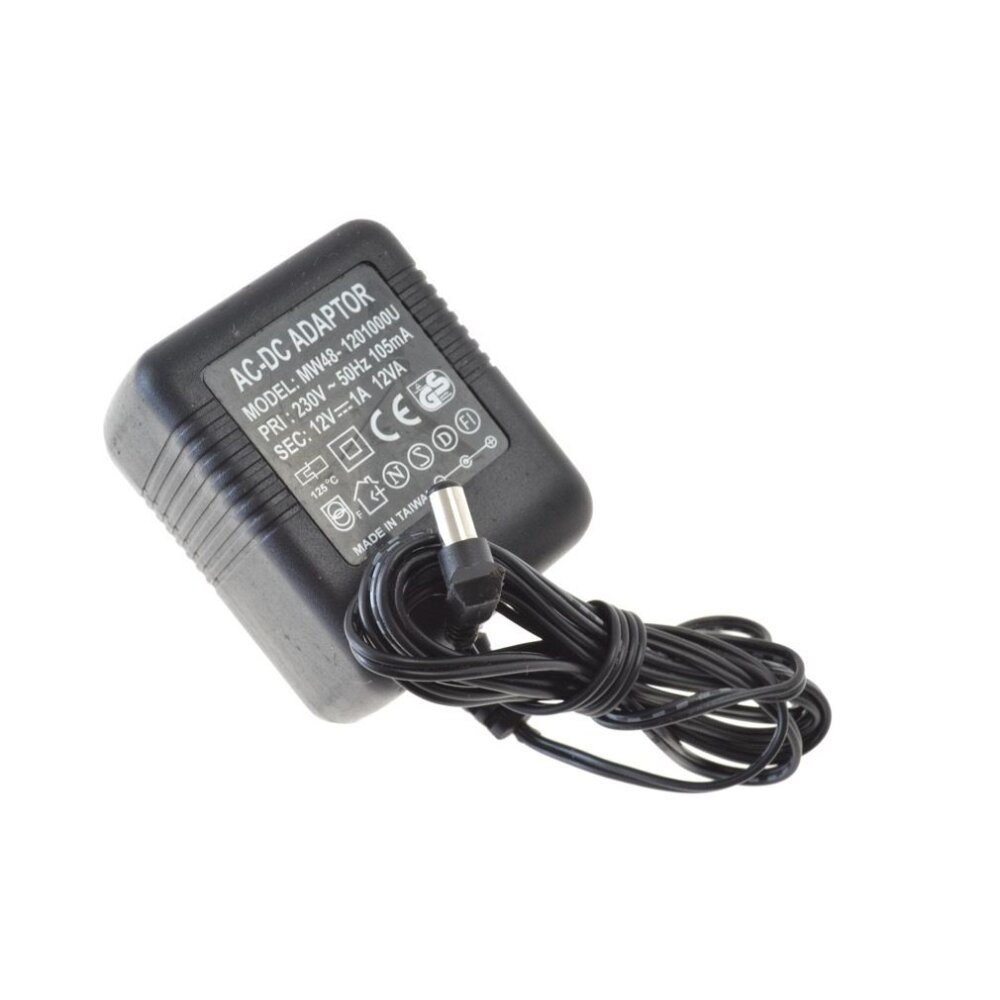 U Power Adattatore 12V UL AC Per MW48-1200750 – Trasformatore Classe 2 Con Spina Rotonda, Cavo 1.5m Nero! Powercon Out