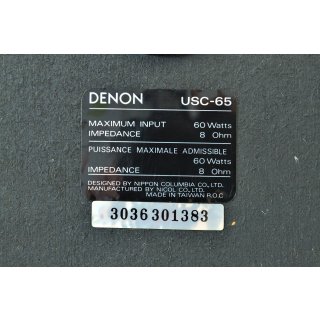 Denon USC-65 Lautsprecher Kompaktboxen 60 Watt