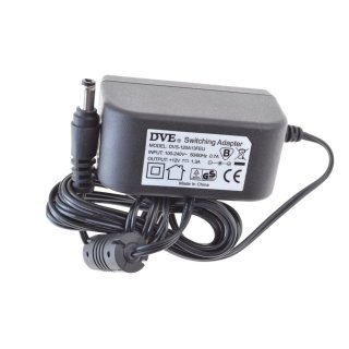 Original Netzteil DVE DVS-120A13FEU Output: 12V-1,3A Stecker: ca. 2,1 x 5,5 mm