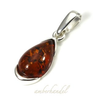 Anhänger Bernstein Amber Silber 925  (A041)