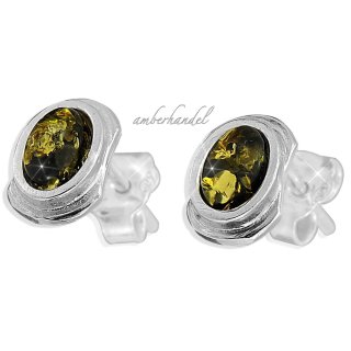 Ohrringe Bernstein Amber Silber 925