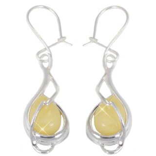 Ohrringe Bernstein Amber Silber 925