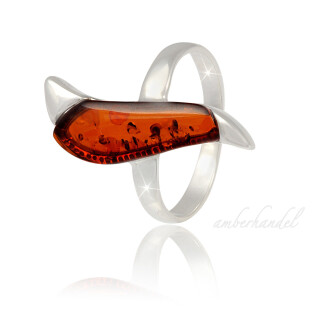 Ring Bernstein Amber Silber 925 (Nr 1183)