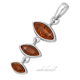 Anhänger Bernstein Amber Silber 925  (A149)