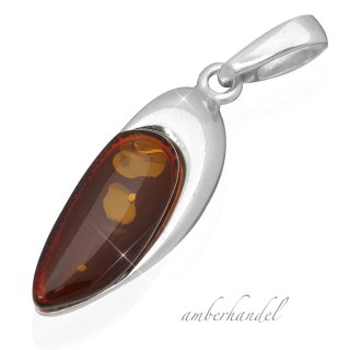 Anhänger Bernstein Amber Silber 925  (A153)