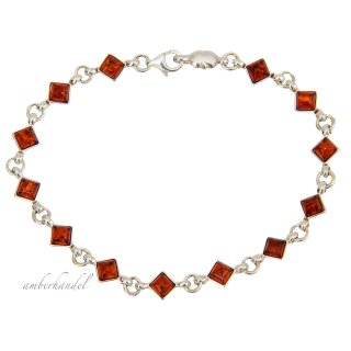 Armband Bernstein Amber Silber 925  Länge verstellbar von 20 cm - 25 cm (Nr 1338)