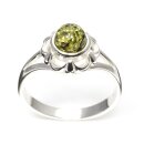 Ring Bernstein Amber Silber 925