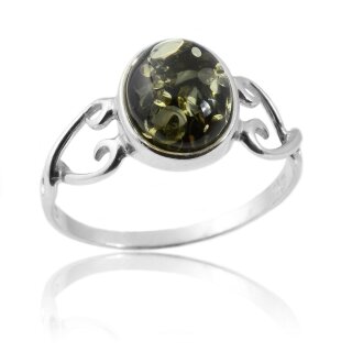 Ring Bernstein Amber Silber 925 verschiedene Größen