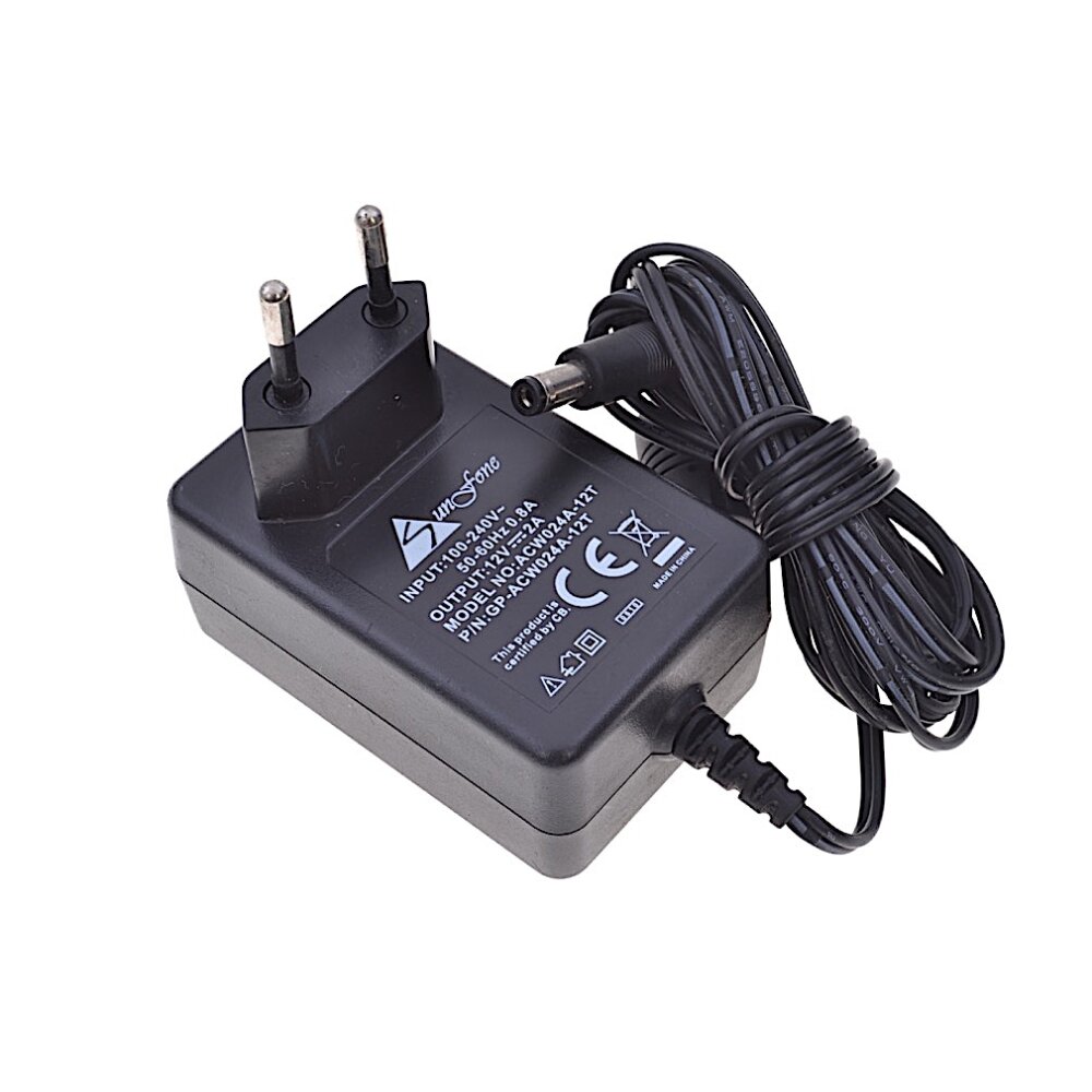 Adaptateur Secteur 220V Vers 12V – Chargeur De Remplacement Pour SUNFONE ACW024A-12T – Câble 120cm