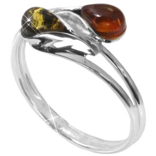Ring Bernstein Amber Silber 925 (Nr 16153-6)