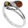 Ring Bernstein Amber Silber 925 (Nr 16153-6)