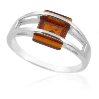 Ring Bernstein Amber Silber 925 verschiedene Größen