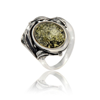 Ring Bernstein Amber Silber 925 verschiedene Größen