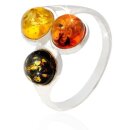 Ring Bernstein Amber Silber 925 verschiedene...