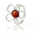 Ring Bernstein Amber Silber 925 verschiedene Größen