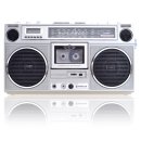 Hitachi TRK-8110E Stereo Cassette Recorder Ghettoblaster