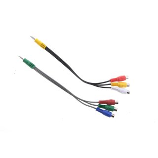 2x YUV Komponenten Kabel Adapter Adapterkabel für alle LED LCD TV Medion.Philips