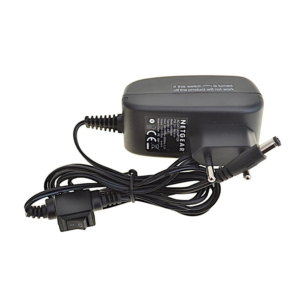 Alimentatore 12V 1A Per Netgear AD810000/Type 007-3LF – Spina UE A Parete