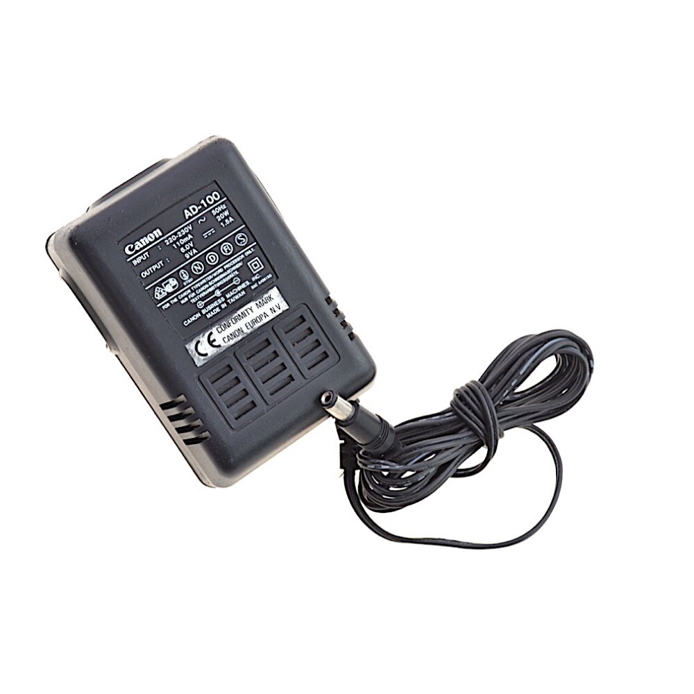 Adaptateur Canon AD-100 6V 1,2A Pour Machines à écrire Starwriter / Typestar (occasion)