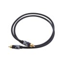 Oehlbach Easy Connect  Cinch-Audiokabel schwarz 1 Meter