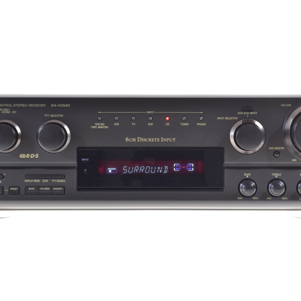 Technics AV Control Stereo Receiver SAAX 540 Dolby Pro Logic Stereo