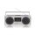 Hitachi TRK P6 Boombox Radio Kassettenrecorder