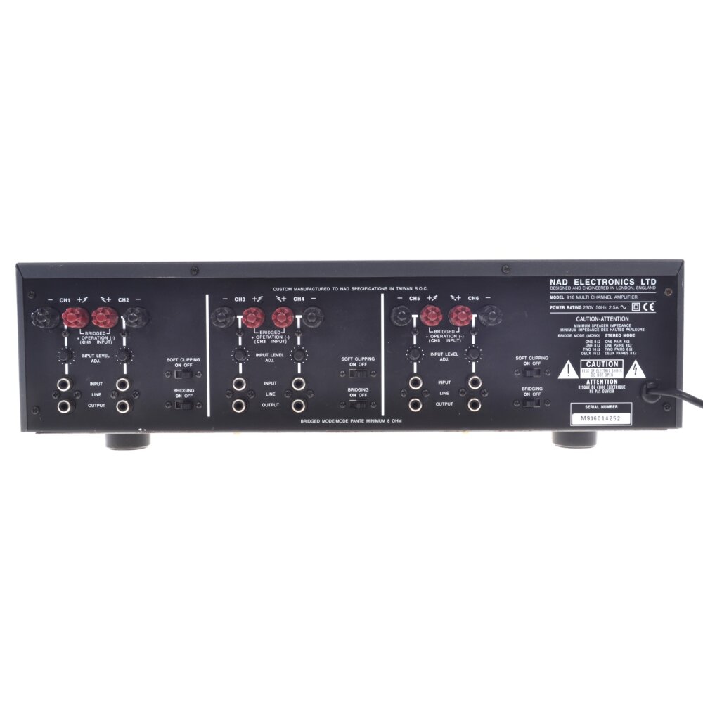 NAD 916 Verstärker Multi Channel Amplifier