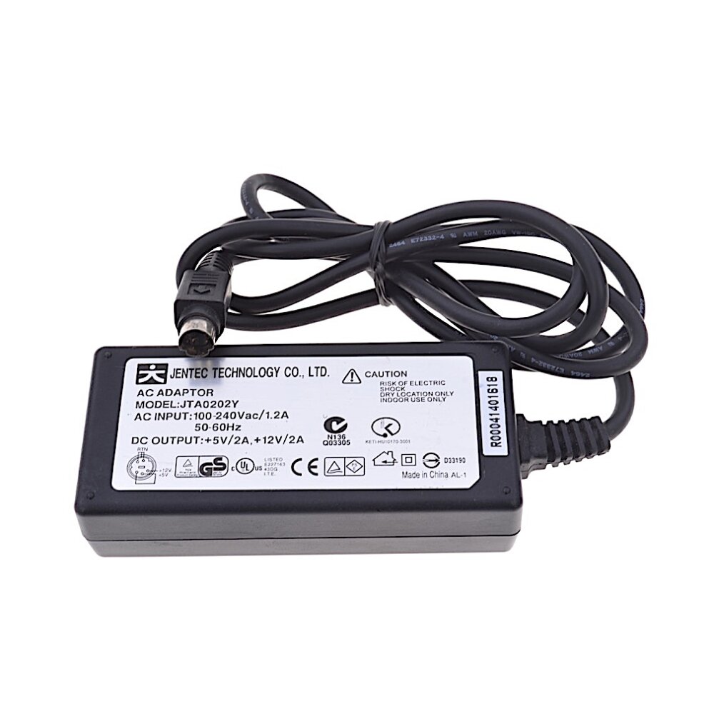 Chargeur Adaptateur JENTEC AG2412-E 12V 2A - Type PAG024F - Prise 5.5mm/2mm - Occasion Fonctionnel
