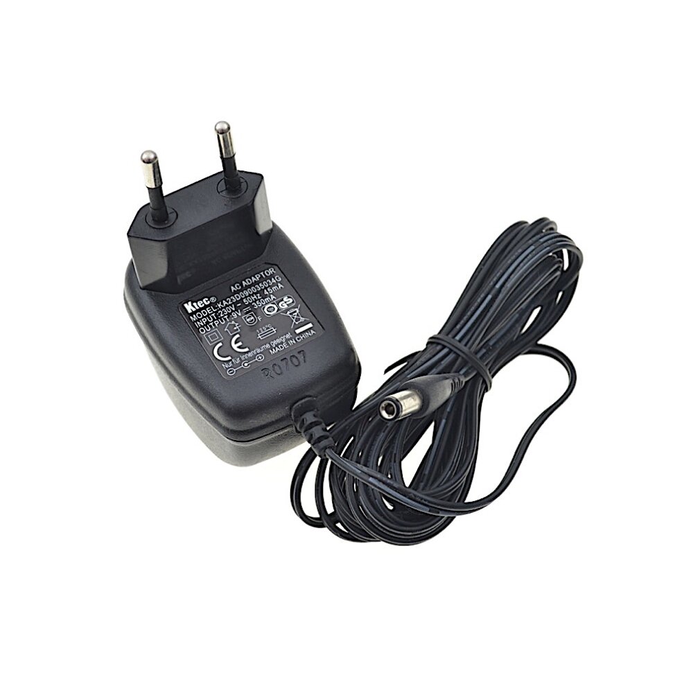 TOP CHARGEUR Netzteil 9V – Ersatz Für KTEC KSLFD0950150W1EU, 9.5V Ausgang, 120 Cm Kabel