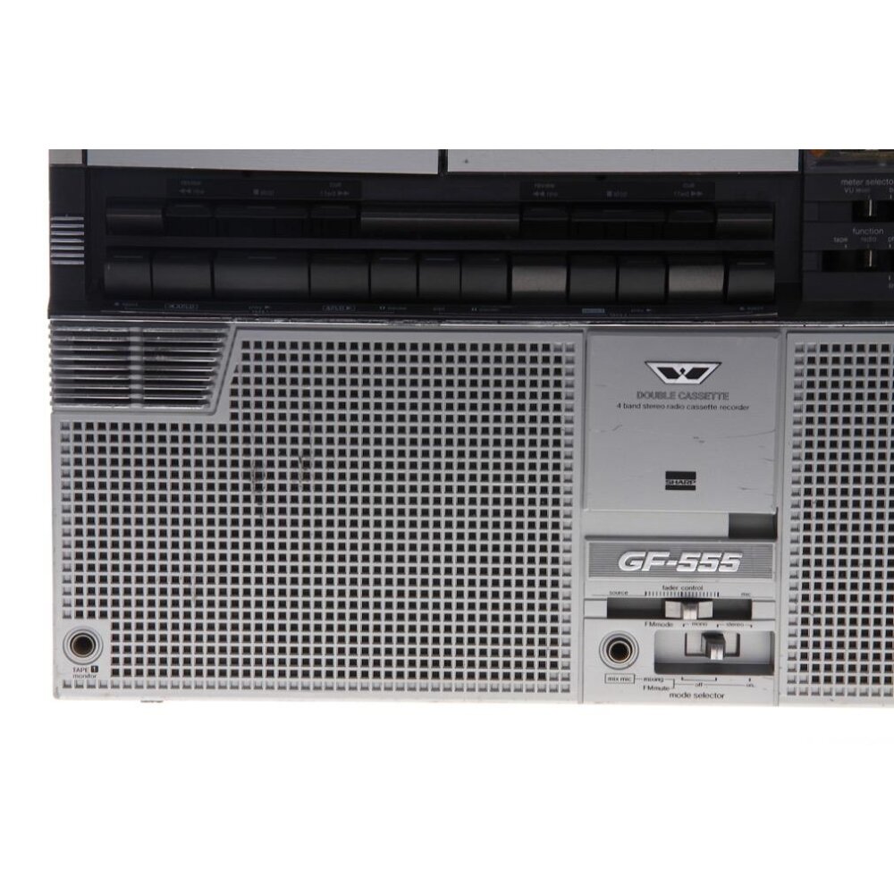Sharp GF-555 Radio-Recorder Boombox Ghettoblaster