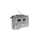 Soundmaster AM/FM Stereo Twin Cassette Recorder Radio-Recorder Boombox Ghettoblaster