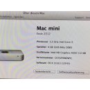 Apple Mac Mini A1347 2,5 GHz, Intel Core i5 ,500 GB HDD, 4GB