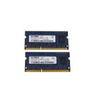 4GB 2x2GB RAM Speicher Elpida PC3-12800S-11-10-B2 DDR3...