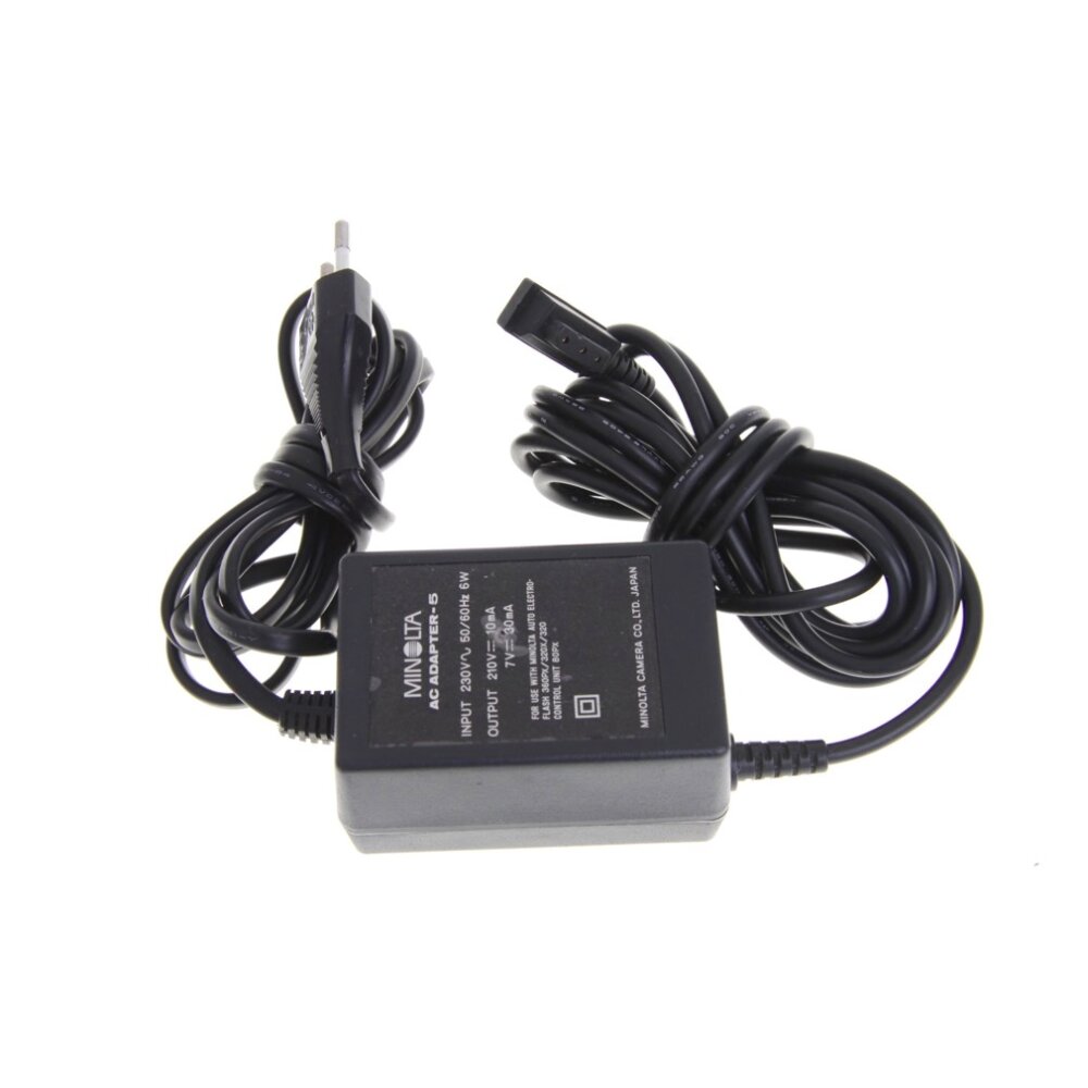 Original Netzteil Minolta AC Adapter-5 Output: 7V-30mA für Flasch 360