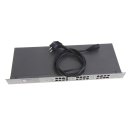 LevelOnes POH-1250 12-Port Fast Ethernet PoE Injektor Hub