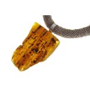 Anhänger / Collier Bernstein Amber Silber 925 Unikat,Handarbeit 128 gr (A2199)