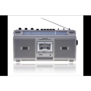 Philips D-8214 Stereo Cassette Recorder Radio-Recorder Boombox Ghettoblaster