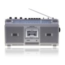 Philips D-8214 Stereo Cassette Recorder Radio-Recorder...