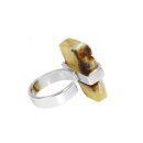 Ring Bernstein Bernsteinring Amber Silber 925 Unikat Handarbeit