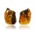 Ohrringe Ohrstecker earrings Bernstein Amber Silber 925 Unikat