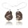 Ohrringe Ohrhänger earrings Bernstein Amber Silber 925 Unikat (Nr 2251)