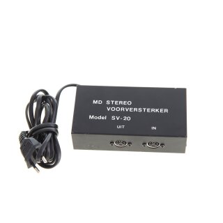 MD Stereo Vorversterker SV-20 DIN Vorverstärker Pre- Amplifier