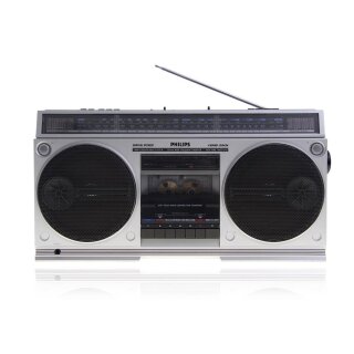 Philips 4 Band D8434 Radio-Recorder Boombox Ghettoblaster