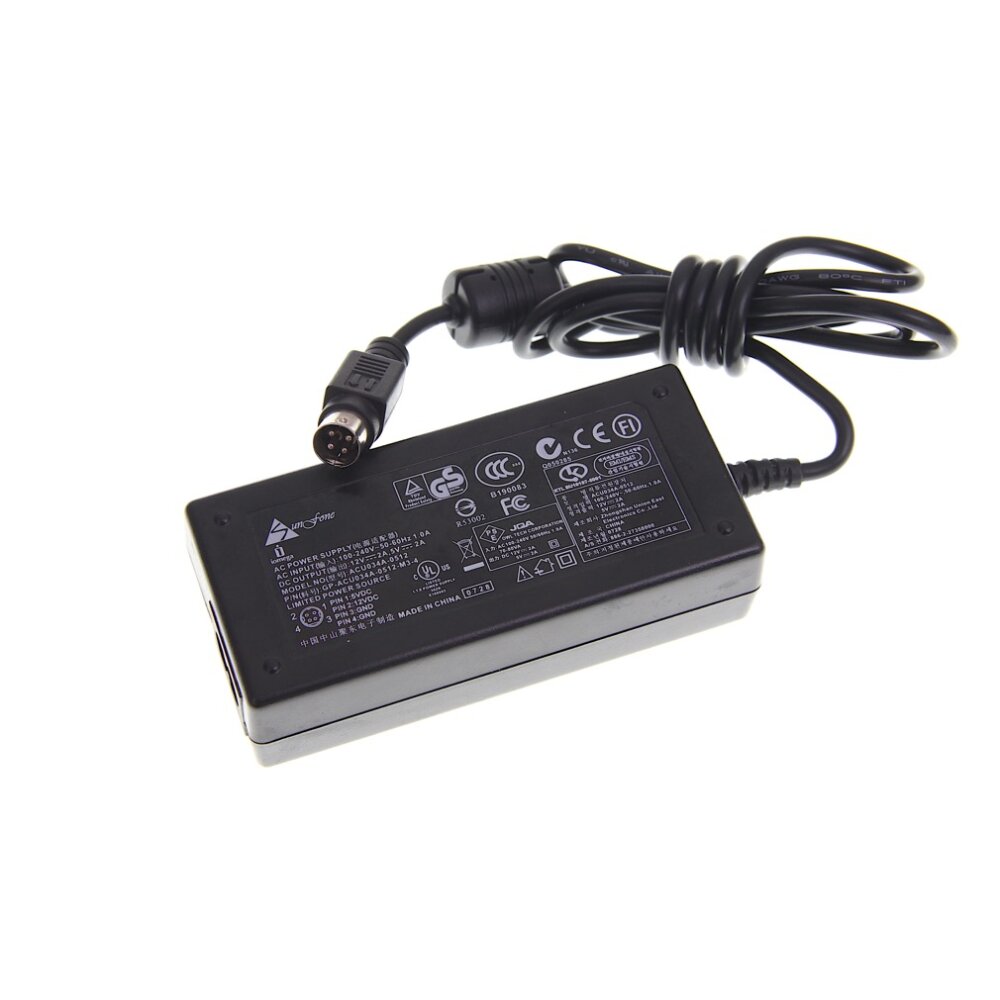 Alimentatore Ac Sunfone Originale Acu038a-0512 5v 12v 2.2a 4 Mini Pin Din - Foto 6