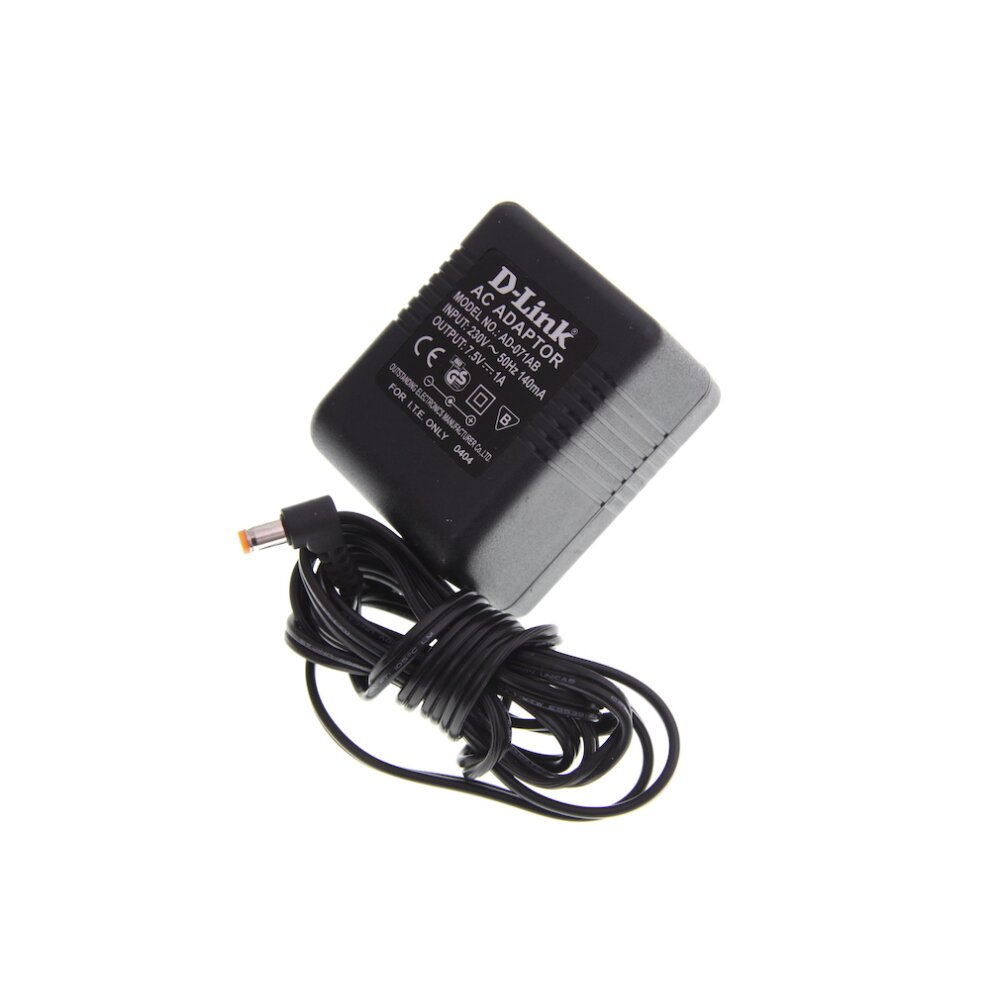 Chargeur D-Link 7,5V 1A – Adaptateur Secteur AM-0751000V, Testé OK