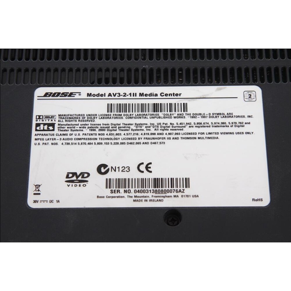 Bose Media Center AV 3-2-1 Series II