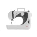 Nähmaschine AEG NM-105 16 Stichprogramme Weiﬂ, Grau